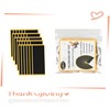 ACFELLE 30Pcs Fingerboard Grip Tape PRO, Wooden Mini Skateboard Adhesive