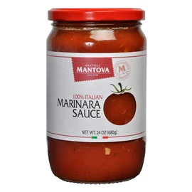 Mantova Italian Marinara Sauce 24 ounce (Pack of 2), 100% Italian Tomatoes, Made with only the finest, Italian ingredients, vegan, no added sugar, non-gmo, gluten free
