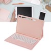 12.4in Keyboard Case 3 Adjustment Stand Detachable Pink Keyboard Case