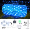 Solar Rope Lights, 2 Packs Total 132ft 400LED Solar String