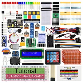 Freenove Ultimate Starter Kit for Raspberry Pi 4 B 3 B+ 400, 561-Page Detailed Tutorials, Python C Java Scratch Code, 223 Items, 72 Projects, Solderless Breadboard