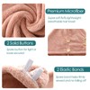 Toalla de microfibra para el cabello para mujer, paquete de