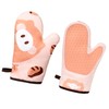 1 Pair Kitchen Oven Glove Excellent Insulation Anti Slip Thickened