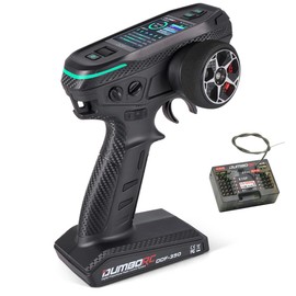 DUMBORC DDF-350 HD Screen 10Channel RC Radio Transmitter and X10F Receiver Head Tracking Coach Module RC Remote Controller for RC Cars Boat Tank