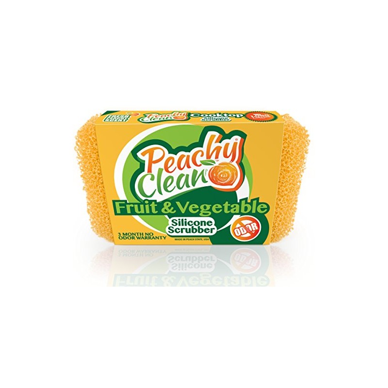 Peachy Clean 8353 Dish Fruit & Vegetable Scrubbers, Silicone