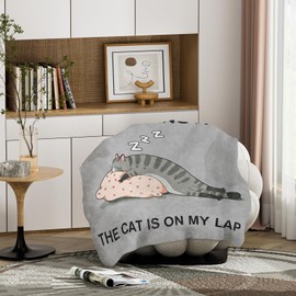 KAAYEE Cat Gifts for Women, Blanket Gifts for Cat Lovers Women Men on Birthday Christmas Valentines, Friendship Gifts