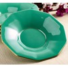 G410-RAA (Green) Octagonal Tea Cup Set [Koransha]