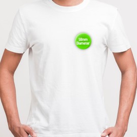 "I Hope Santa Empties His Sack Under Your Tree" Pin Button Badge - Funny Humour Rude - Badges Gag Gift For Him Her - Christmas Gifts Decorations Party Games - Festive Sayings Xmas - 58 mm