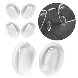 HiCycle2 Nose Pads Replacement for Silhouette Eyeglasses Eyewear Nose Pieces Glasses Eyeglasses Plug-in Nose Bridge Pads (11 * 8mm)