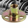 5 Pcs T Nuts, 3 Hole Galvanized Iron Fixed T