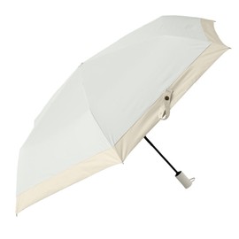 H・A・U 10002950 Bi-Color Automatic Open and Close Umbrella, For Both Sunny and Rainy Weather, UPF 50+, 99% UV Protection, white (off-white)