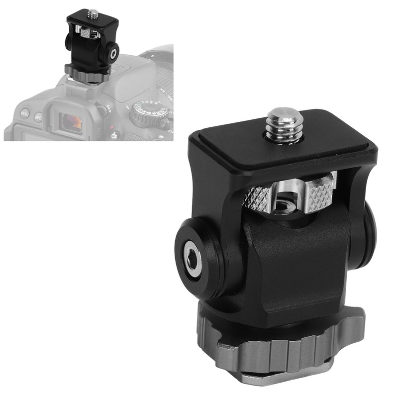 Field Monitor Swivel Mount Aluminium Alloy 1/4in Screw Interface Field
