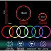 YOFOBU Red Glow Sticks Bulk Light Up Bracelet Glow Necklaces