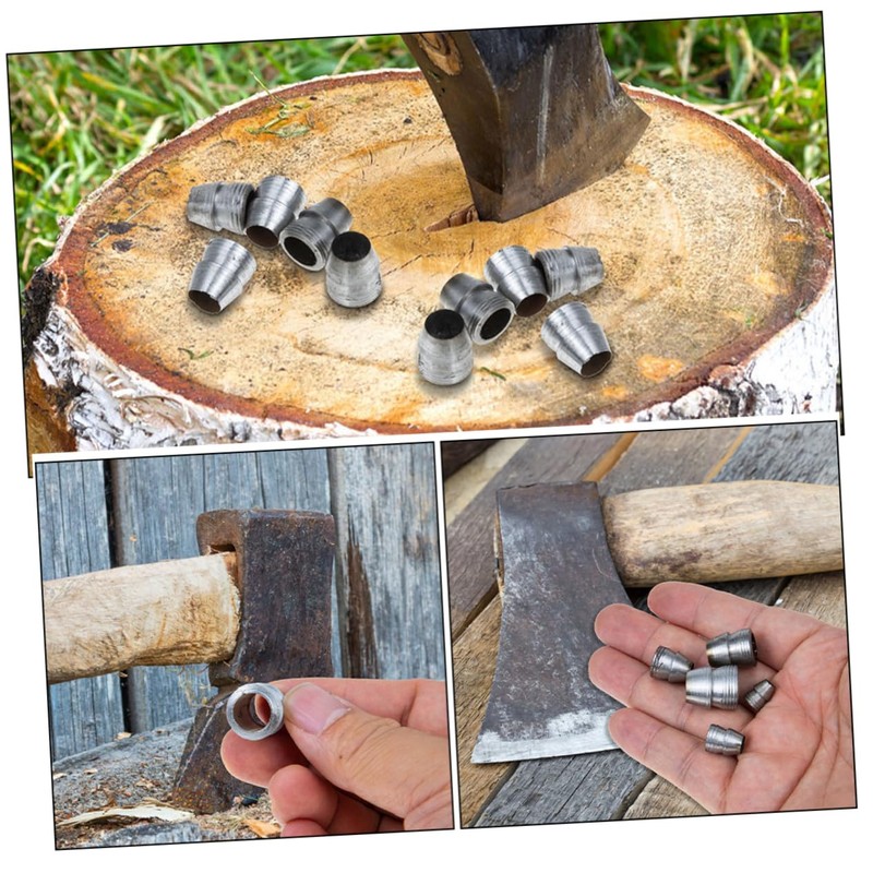 Operitacx 15pcs Metal Handle Wedges Replacement Kit Safety Splitting Wedges