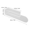 Self Adhesive Hand Towel Holder U Shaped Space Saving Acrylic
