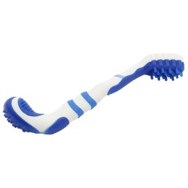 Pet Life ® 'Denta-Brush' TPR Durable Tooth Brush and Dog Toy