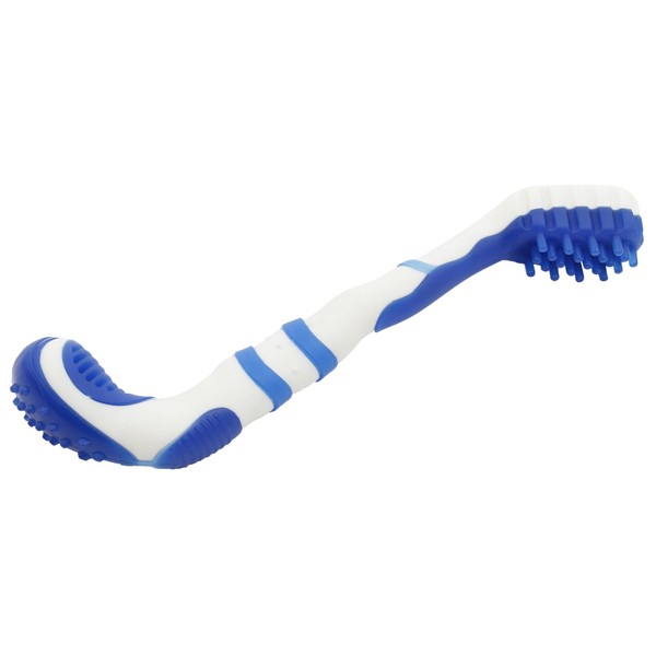 Pet Life ® 'Denta-Brush' TPR Durable Tooth Brush and Dog