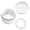 Jidyllic Hair Strainer for Shower Drain Set,Compatible with Drain set