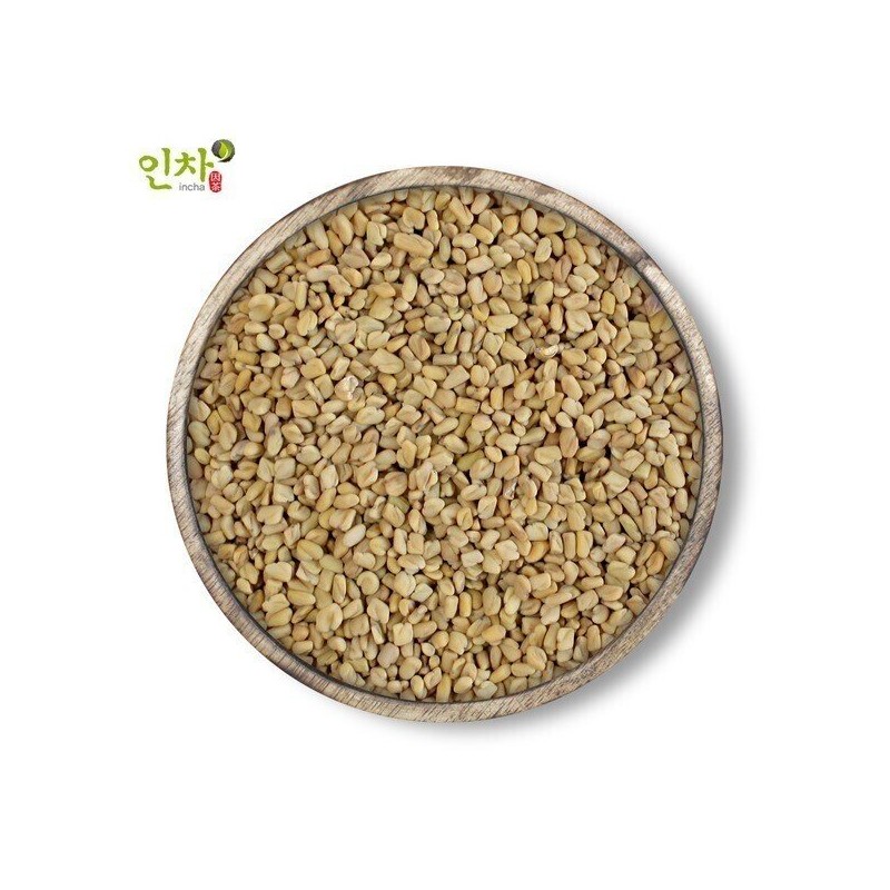 Incha 호로파 씨앗 호로파씨 페누그릭 호파 1kg (500gX2개) Hulled Fenugreek