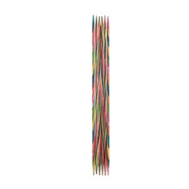 KnitPro 15 cm x 2.5 mm Symfonie Double Pointed Needles, Multi-Color