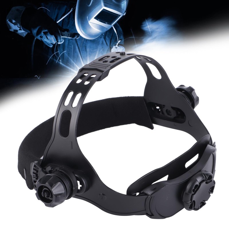 Welding Mask Headband, Soft Plastic Adjustable Welding Headband Humanized for