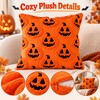 Orange Pumpkin Throw Pillow Cover for Fall Decor – Soft