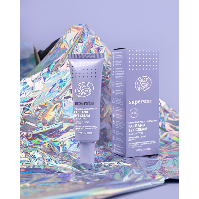 Bielenda FaceBoom Superstar Moisturising and Luminous Face and Eye Cream