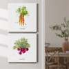 Renditions Gallery Sketch Kitchen Carrot Wall Art, Premium Gallery Wrapped