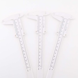 Vernier Caliper with Clear Black Marking 150 mm Sanitary Model Making Measuring Tool Made of Plastic for Woodworking Metalworking Caliper Analogue