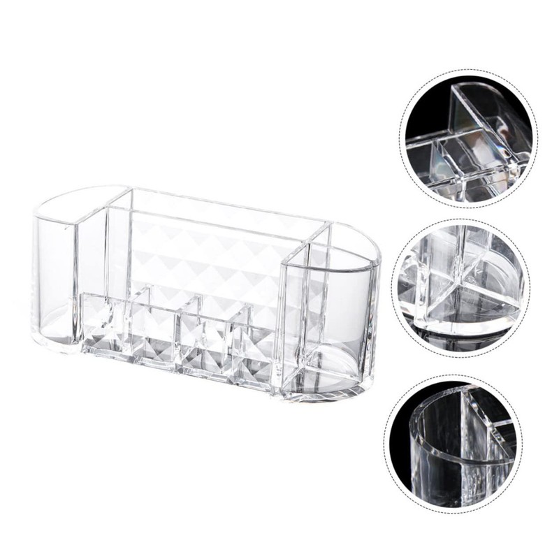 Zerodeko 1pc Makeup Brush Organizer Cosmetic Organizer Sundries Storage Box
