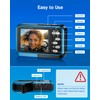 Underwater Camera, 4K Waterproof Camera with 64GB Card 48MP Autofocus