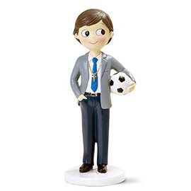 Mopec Y651 Communion Boy with Football Figurine 47 x 47 x 165 mm