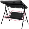 WingFly Replacement Swing Seat Cover for Garden Chair Outdoor 2