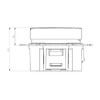 Halmburger ERD55rg Digital Room Thermostat with Large Display Including Gira