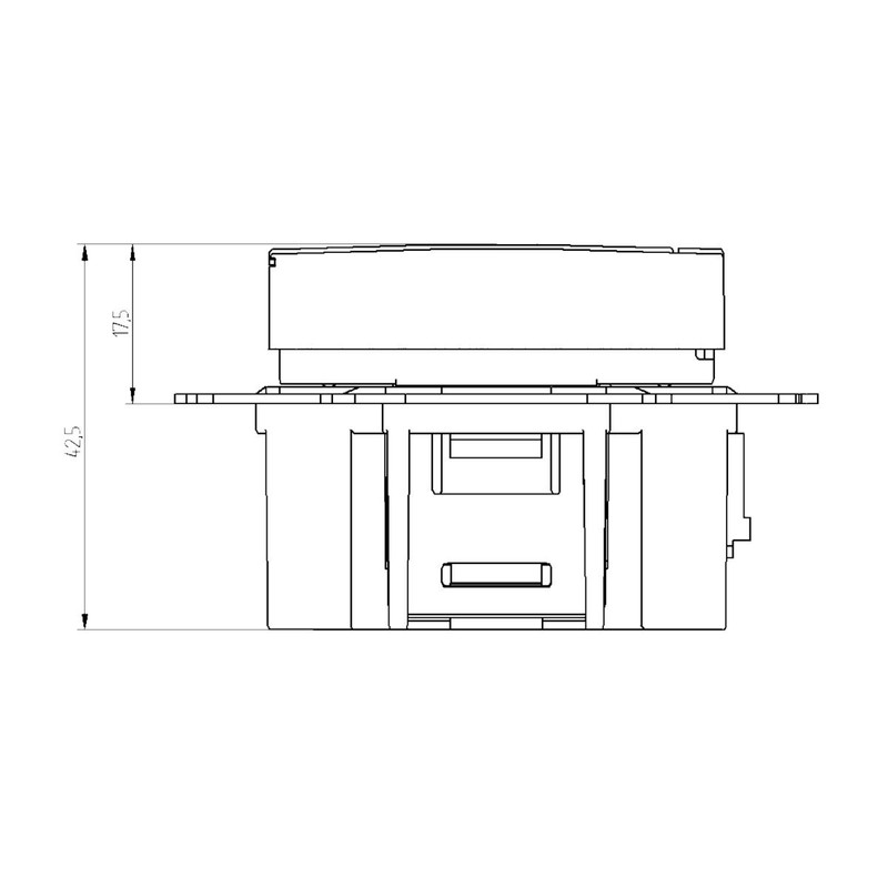 Halmburger ERD55rg Digital Room Thermostat with Large Display Including Gira