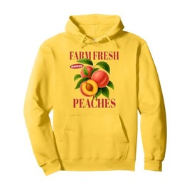 Peach Farm A Fresh Peaches Farmers Market Tropical Summer Pullover Hoodie