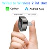 Yizro Wireless Adapter Convert Wired to Wireless for CarPlay＆Android Small