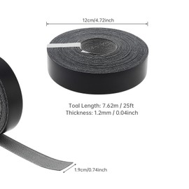 PNXKTXO 7/8 inch * 50 Ft PVC Edge Banding Hot Melt Adhesive Pre-Glued Veneer Edging Black for Plywood Table 2.2 cm * 15M Cabinet Edges