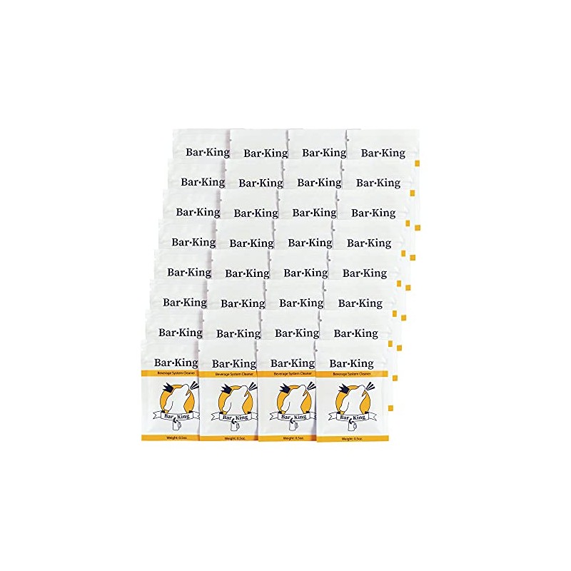 Bar-King Beer Line Cleaner - 32 Individual Cleaning Packets