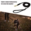 LWBMG Long Leather Dog Leash 10ft,Long Line Pet Leashes,Strong Sturdy