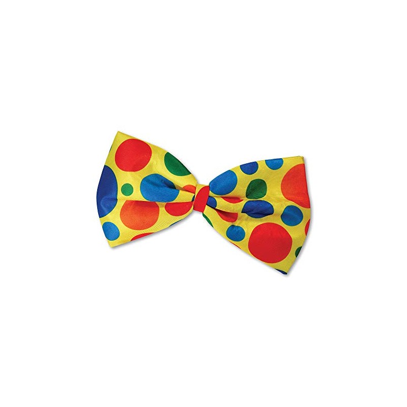 Clown Jumbo Bow Tie Tie Accessory for Circus Fancy Dress