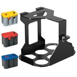 Universal Battery Box Tray Truck Battery Tray Battery Holder Battery Mount Bracket for Optima Group 34/78 Batteries