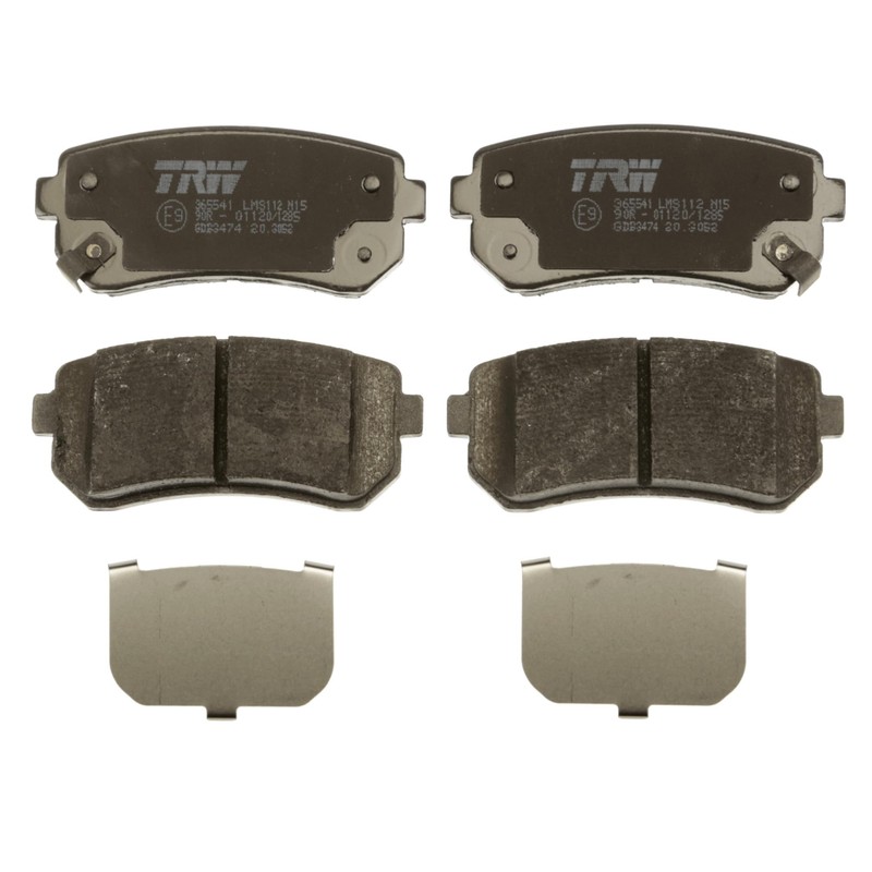 TRW GDB3474 4-Piece Brake Pad Set for Hyundai Tucson (LM,