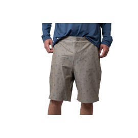 Flylow Reynolds - Pantalones cortos para hombre, para senderismo, ciclismo y natación, Ceniza (impresión), Small