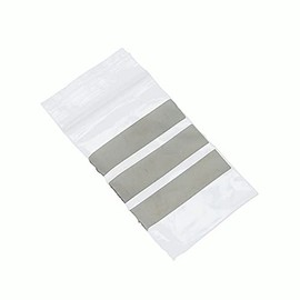 100 1.5" x 2.5" GRIPWELL® Grip Seal Bags Write on Panel | Reusable Clear Plastic Bags With White Strips | Strong Resealable Zip Lock | Polythene Packaging for Food Jewellery Storage 3.7cm x 6.2cm