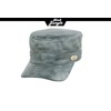 Black Jungle Castro Army Leather Cap Military Cap Biker Cap