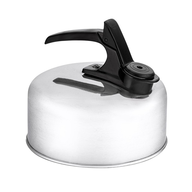 New 2L Stainless Steel Aluminium Whistling Kettle Camping Fishing Home