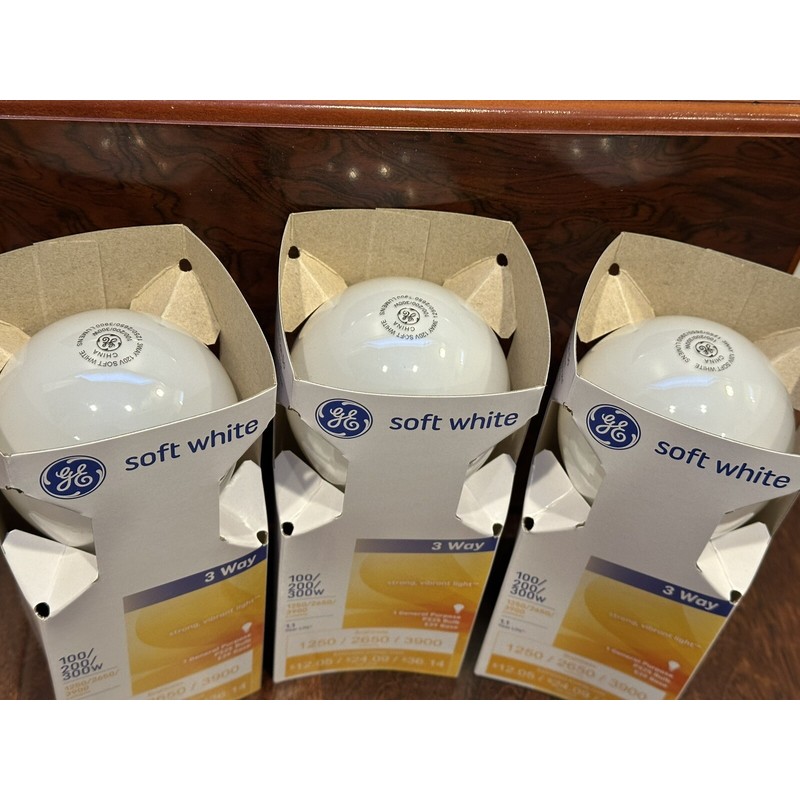 GE - Soft White - “Mogul-Base” - 100/200/300 - 3