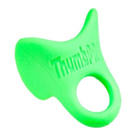 ThumbPRO Baseball Thumb Guard - Batting Aid & Grip Enhancer - Reduces Sting, Improves Swing - for Baseball & Softball - All Levels, Left/Right Hand - 3 Sizes:_Line Drive Lime_Medium