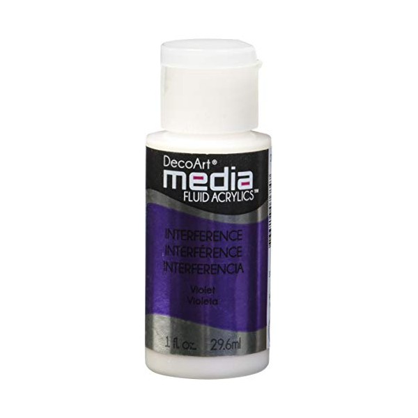 DecoArt Media Paint, Acrylic, Multi-Colour, 2.79x2.79x7.62 cm